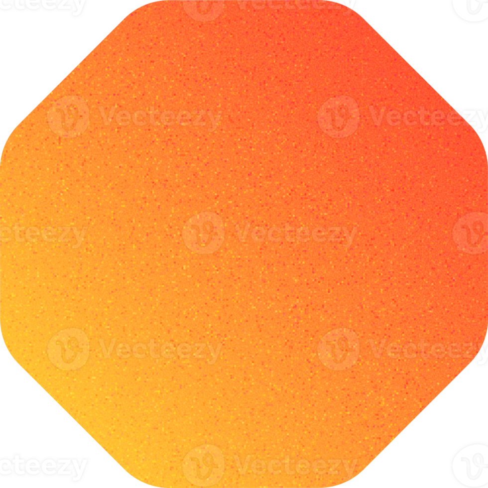 Cool Shape Bold Solid Flat Hexagon Solid Hexagon Gradient with Noisy Effect Minimalist for Professional Logos png