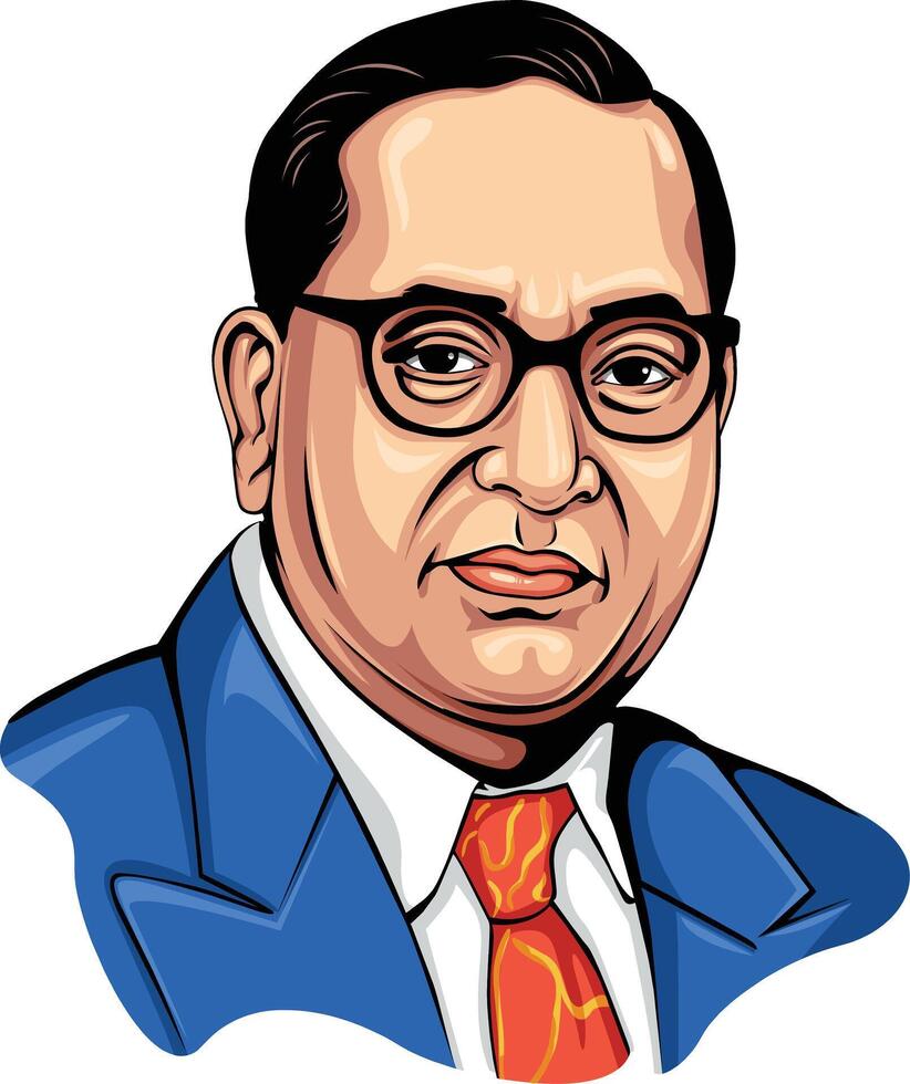 Bhim Rao Ambedkar vector