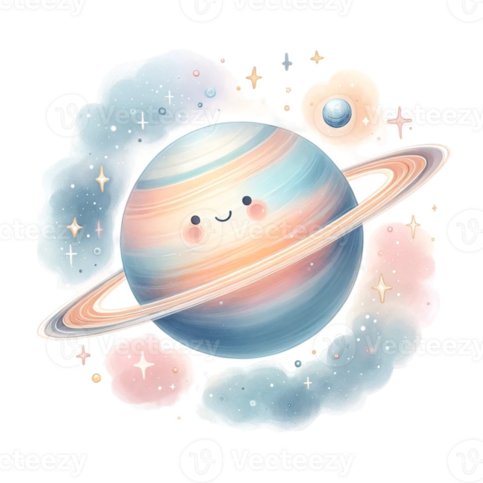 adorable acuarela astronauta clipart Perfecto para elaboración caprichoso guardería decoración, cumpleaños invitaciones, o tu muy propio tema espacial proyectos png