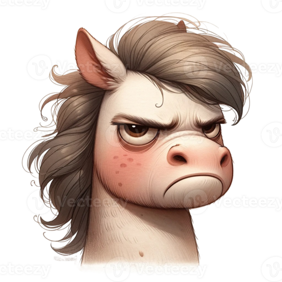 Grumpy Faced Animal Grumpy Faced Animal Clipart Perfect for crafting, card making, and more, this adorable collection features a variety of animals sporting hilariously grumpy expressions png