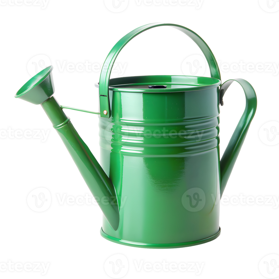 Traditional Watering Can for Gardening on Transparent Background png