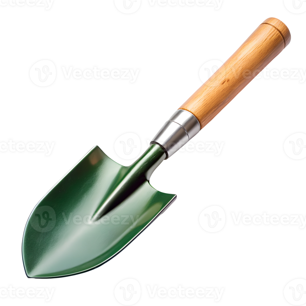 Durable Garden Shovel on Transparent Background png