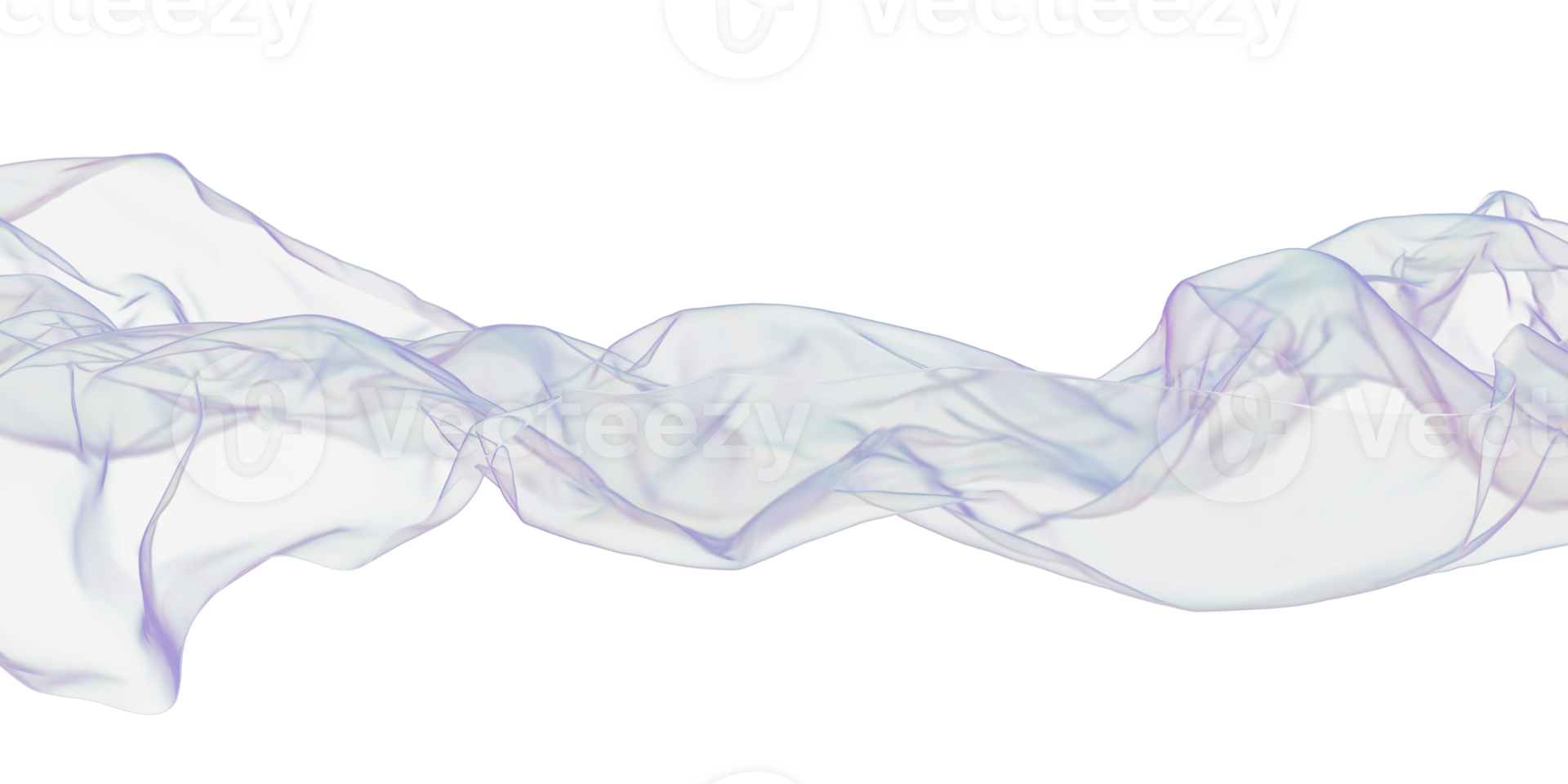 Wrapped transparent plastic with dispersion effect png