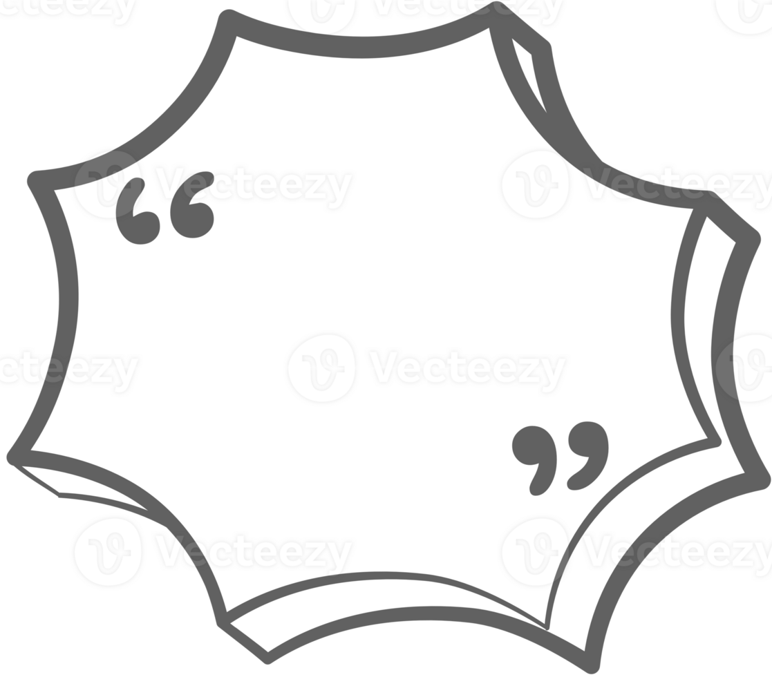 3d black and white color speech bubble balloon with quotation marks, icon sticker memo keyword planner text box banner png