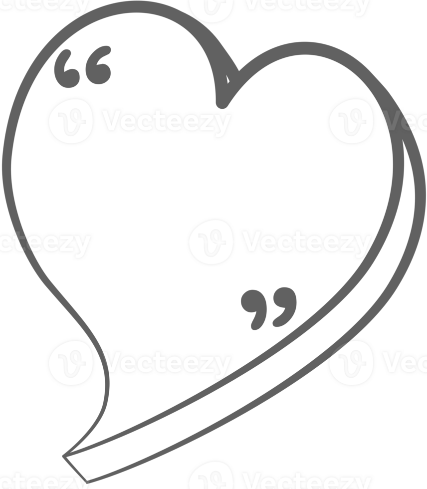 3d black and white color speech bubble balloon with quotation marks, icon sticker memo keyword planner text box banner png