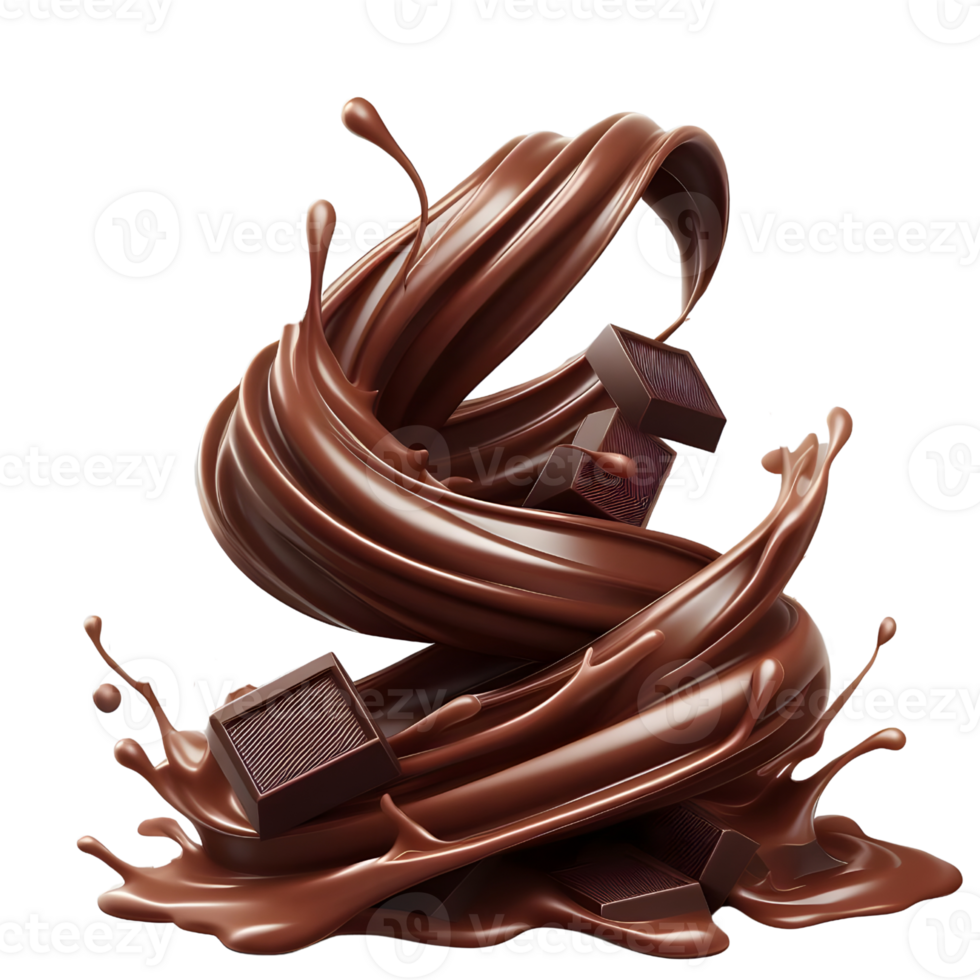 Chocolate splash transparent background png