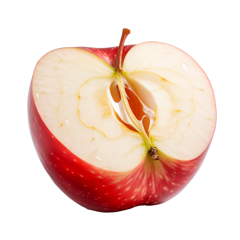 Pomme tranche isolé sur transparent Contexte png