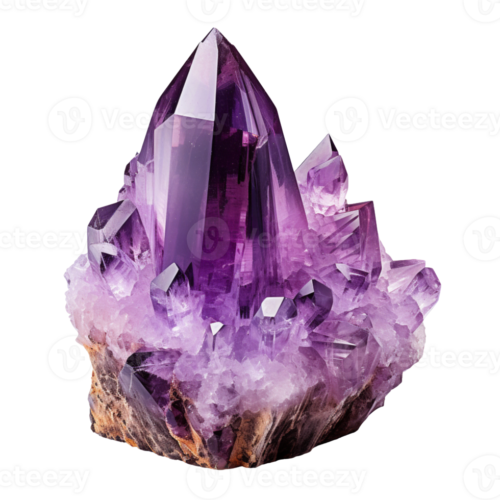 amethyst isolated on transparent background png