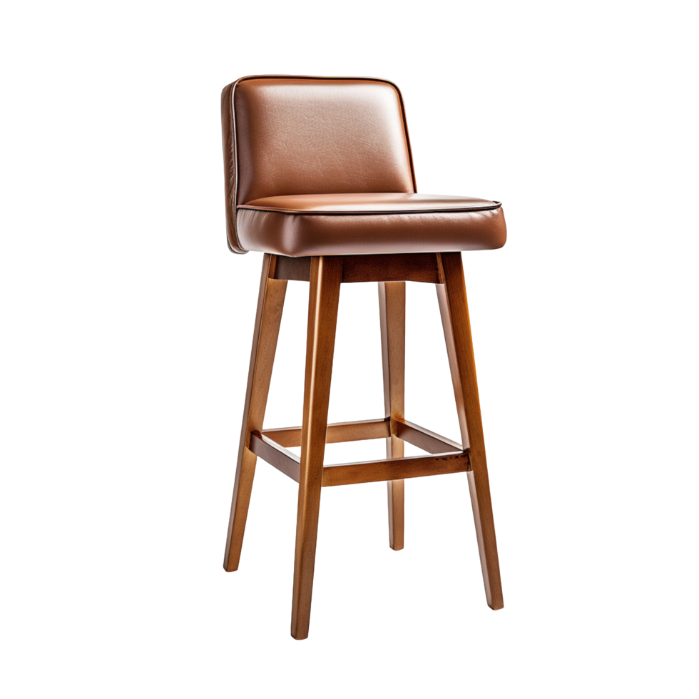 Barstool chair isolated on transparent background png