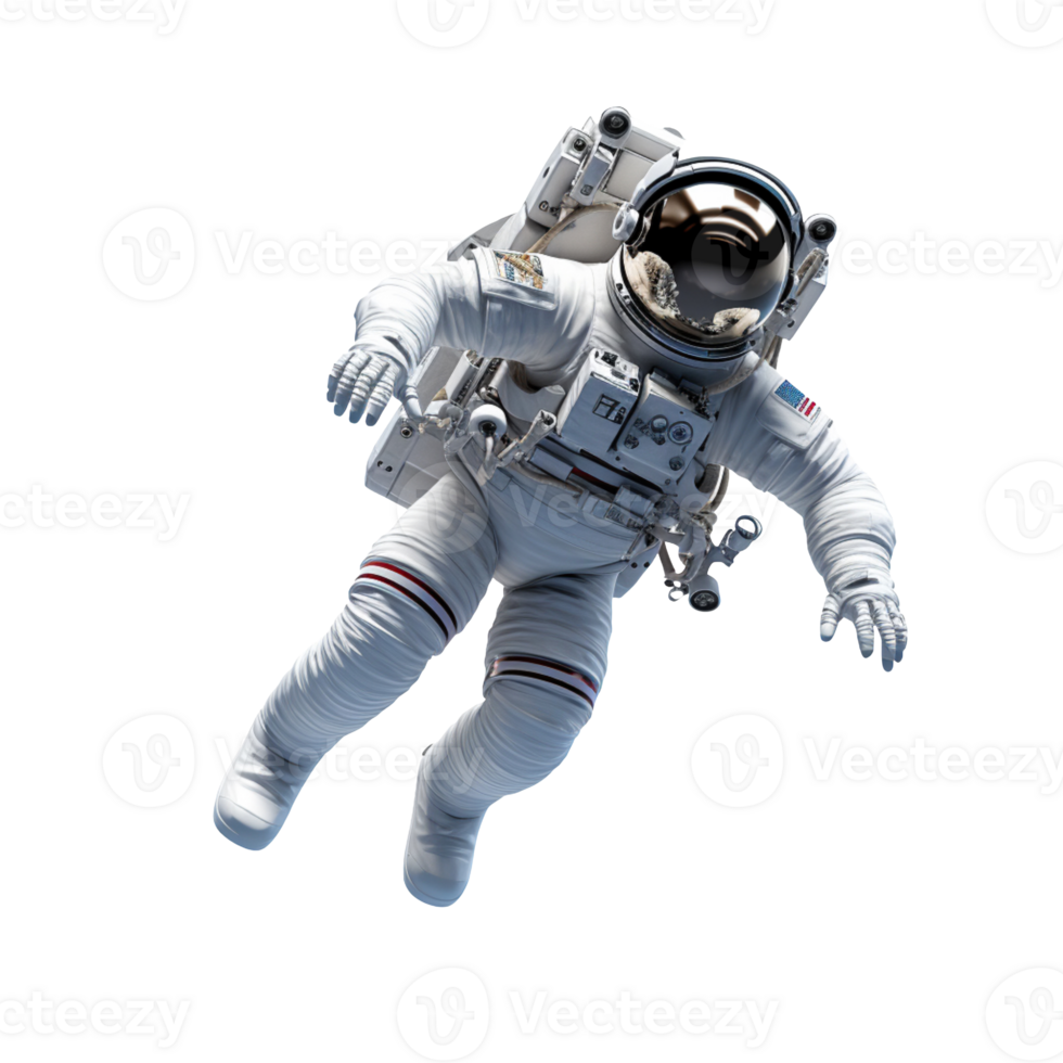 Astronaut Floating isolated on transparent background png