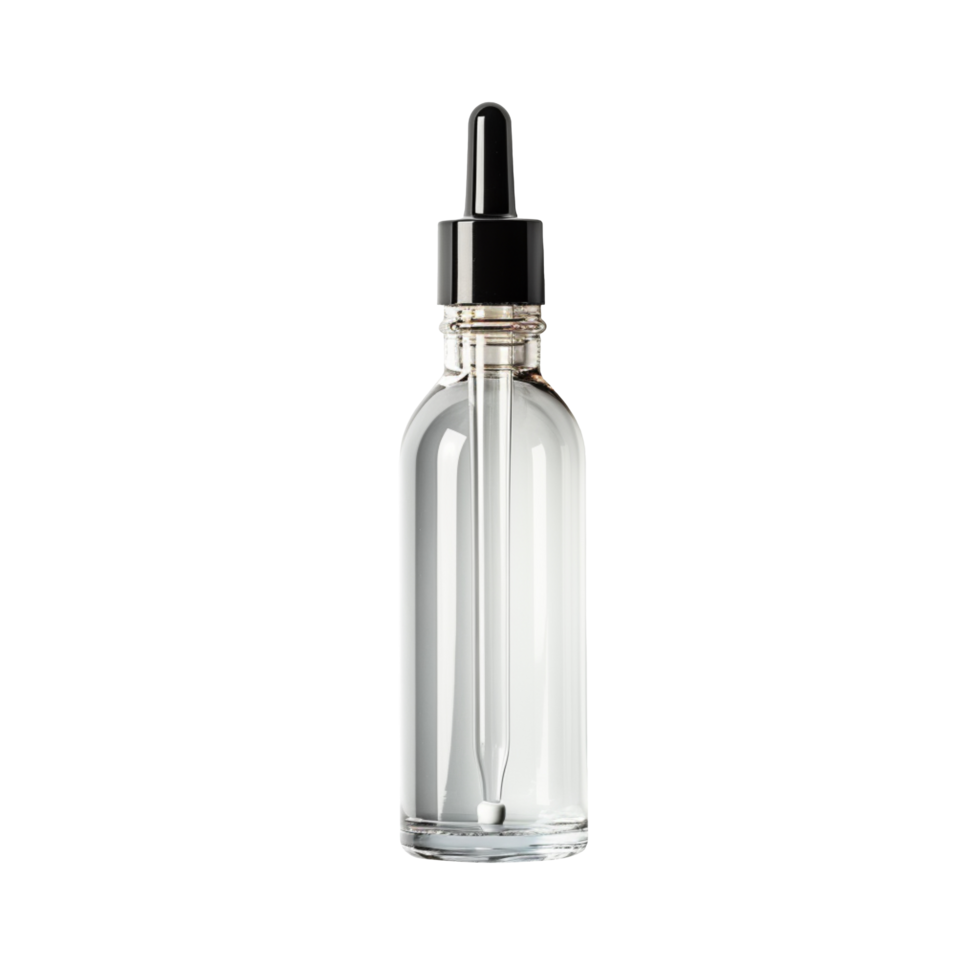 blanco blanco el plastico cuentagotas botella aislado en transparente antecedentes png