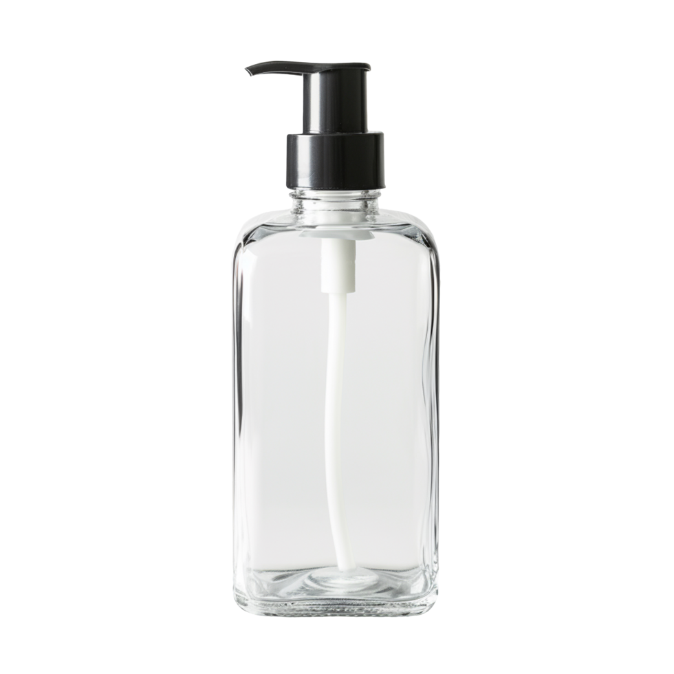 Blank Bottle of hand sanitizer isolated on transparent background png