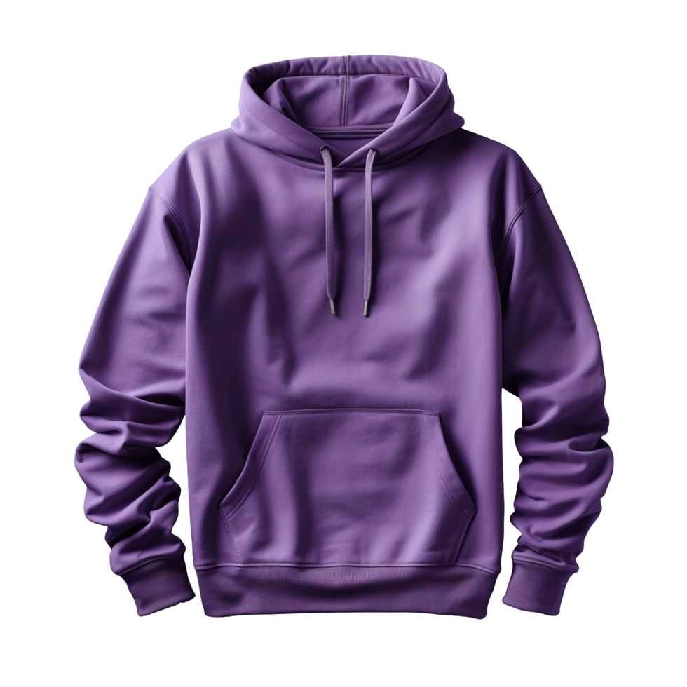 Blank purple hoodie isolated on transparent background 44813166 PNG