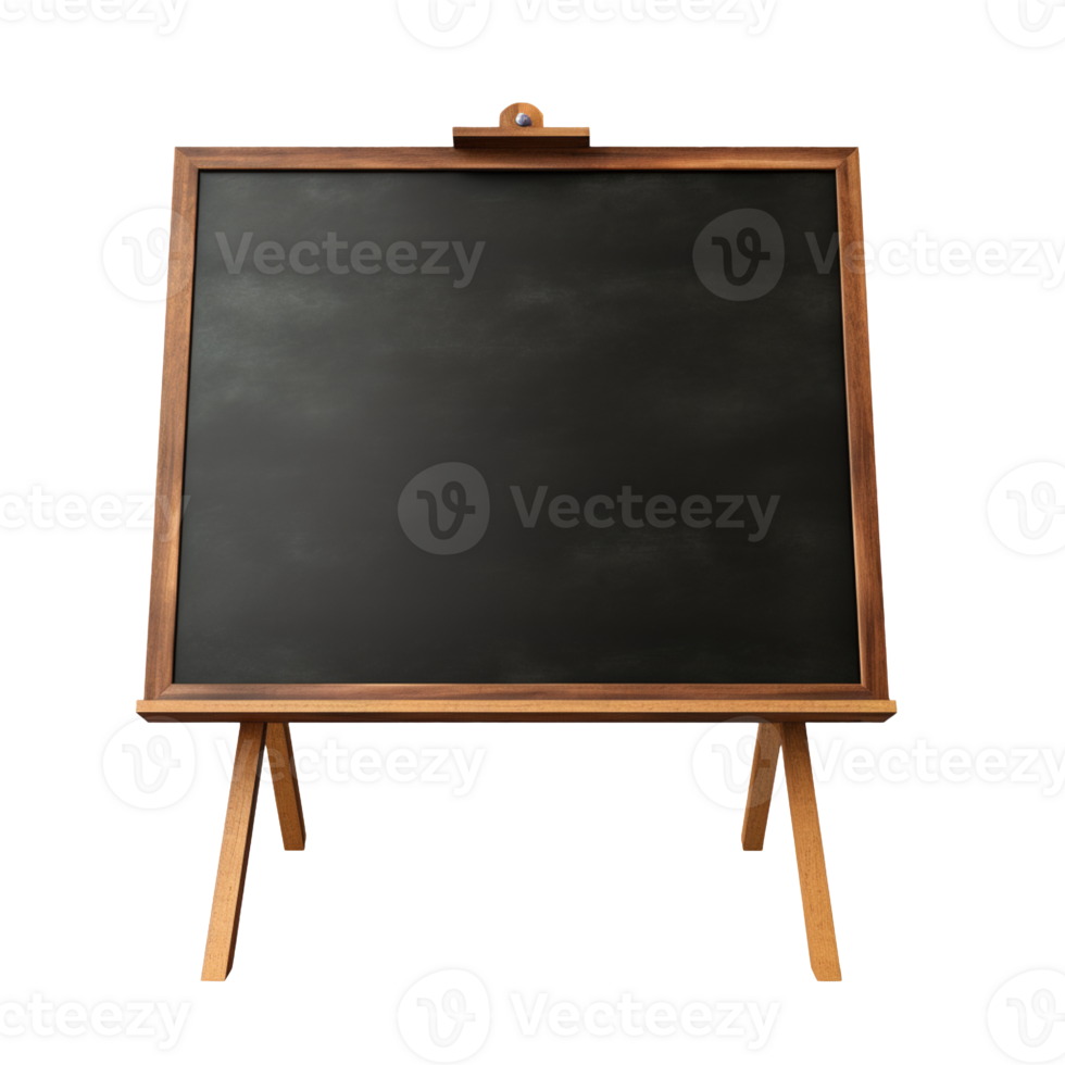 Blackboard isolated on transparent background png