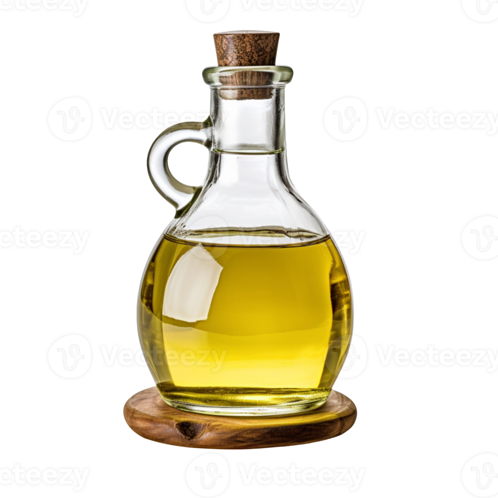 bottle of olive oil isolated on transparent background png