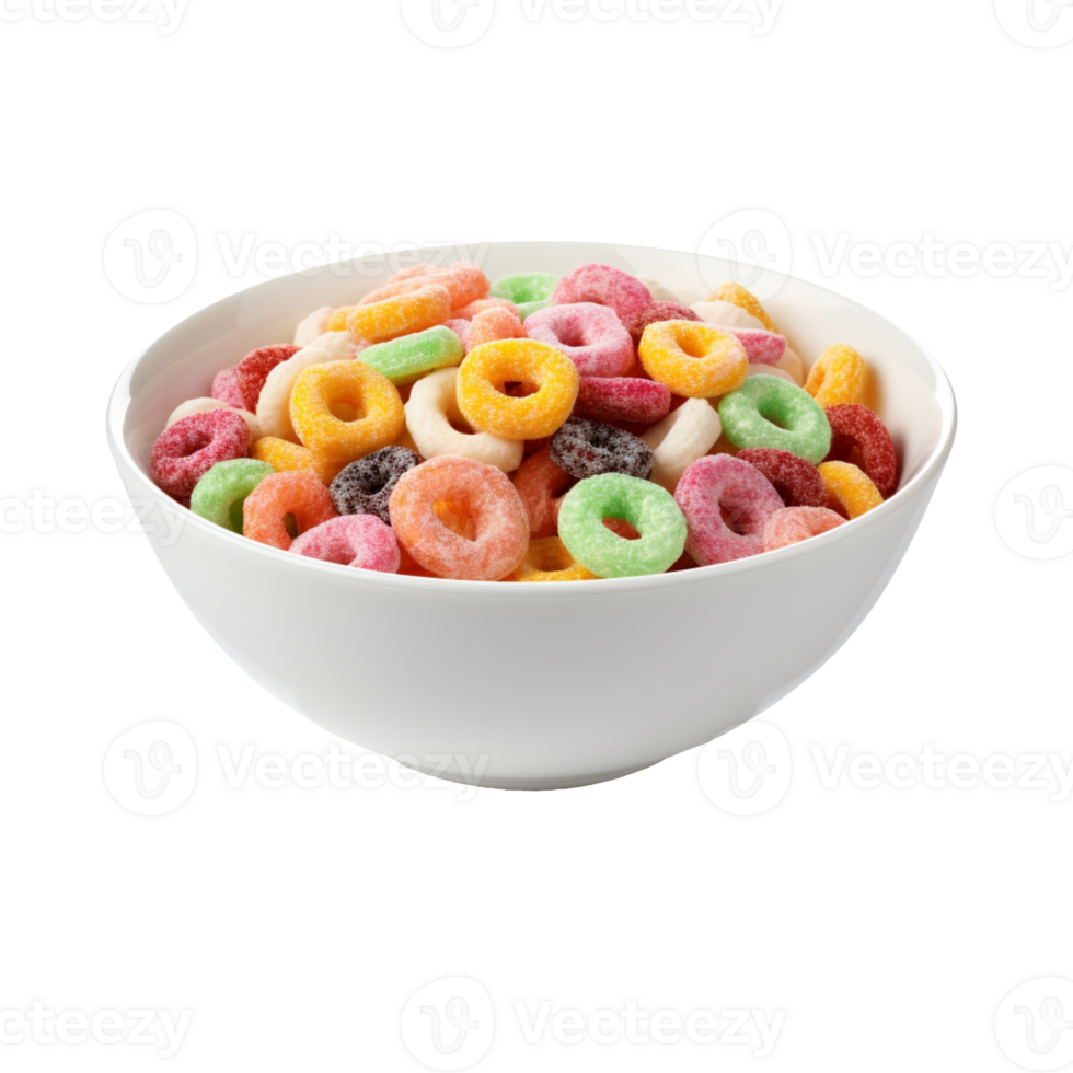 bowl of cereal isolated on transparent background png