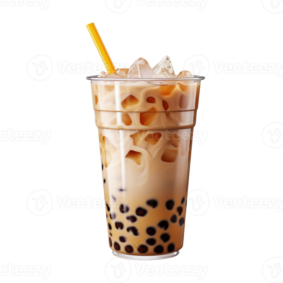 Bubble tea isolated on transparent background png