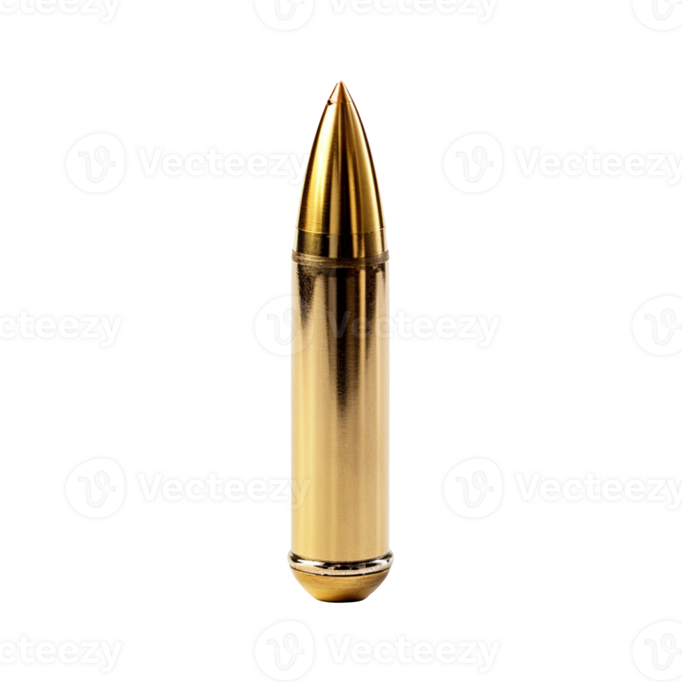 bullet isolated on transparent background png