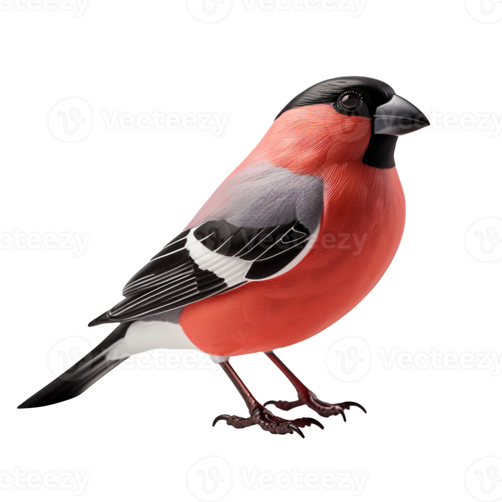 Bullfinch isolated on transparent background png
