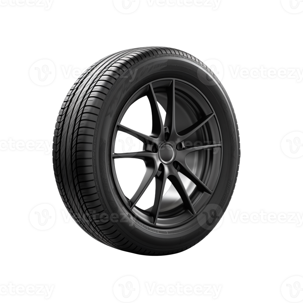 Car Tire isolated on transparent background png