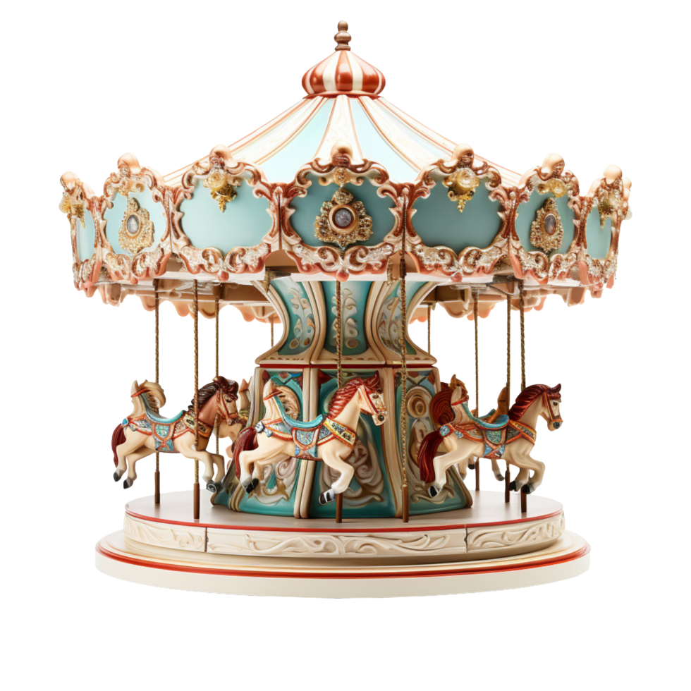 carrousel isolé sur transparent Contexte png