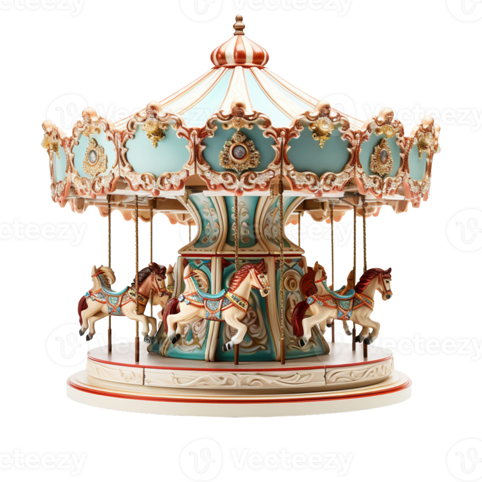 Carousel isolated on transparent background png