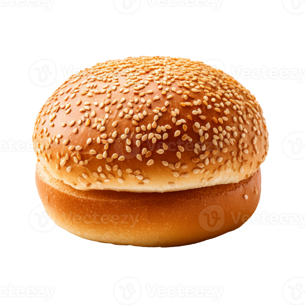 Burger bread isolated on transparent background png