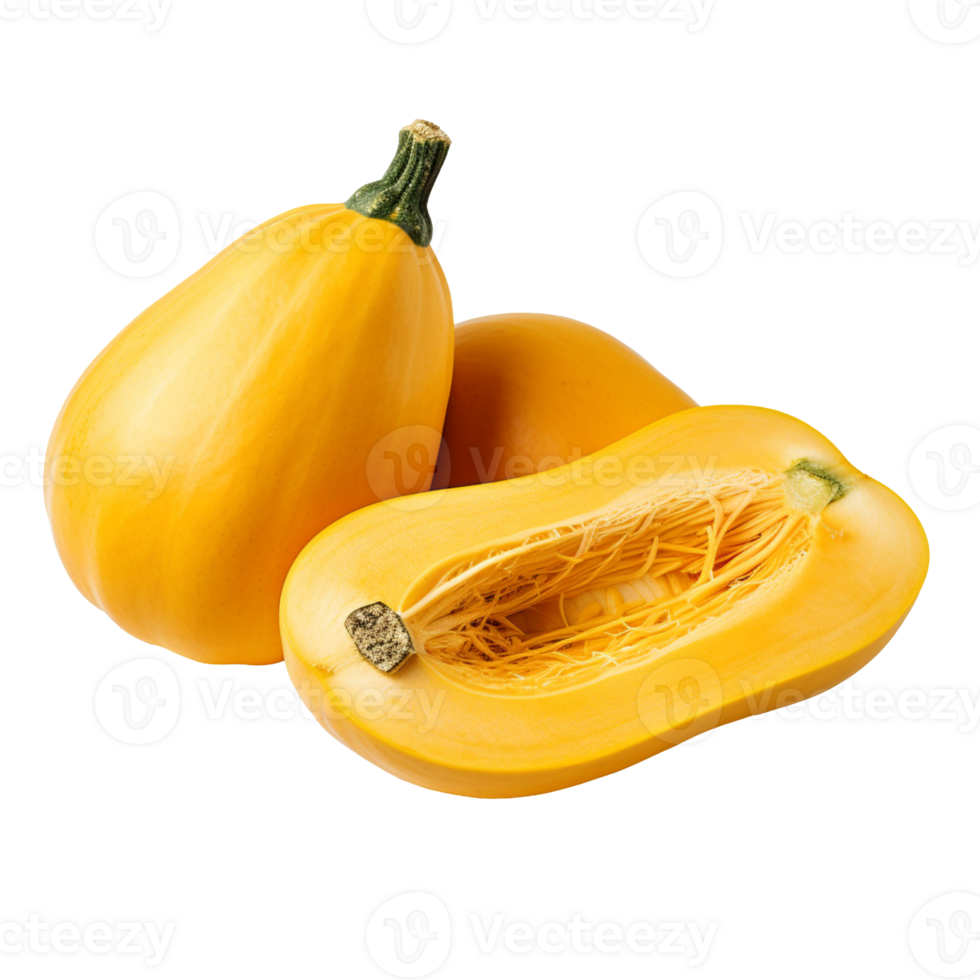 Butternut squash isolated on transparent background png