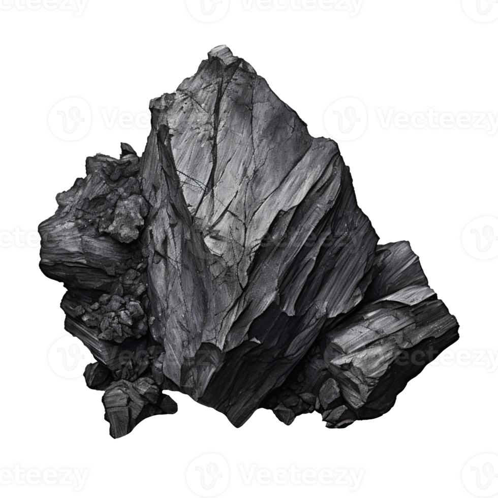 charcoal isolated on transparent background png