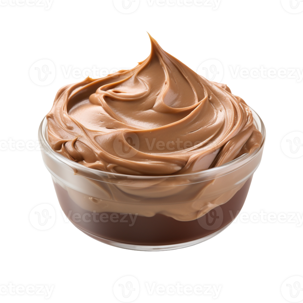 Chocolate butter isolated on transparent background png
