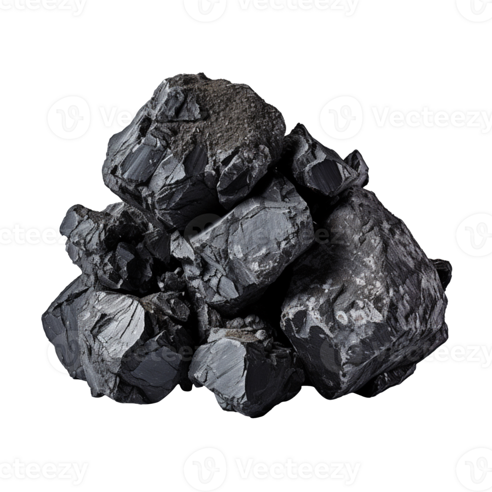 Coal isolated on transparent background png
