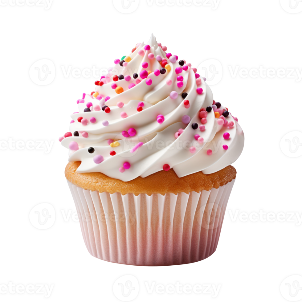 cupcake isolated on transparent background png