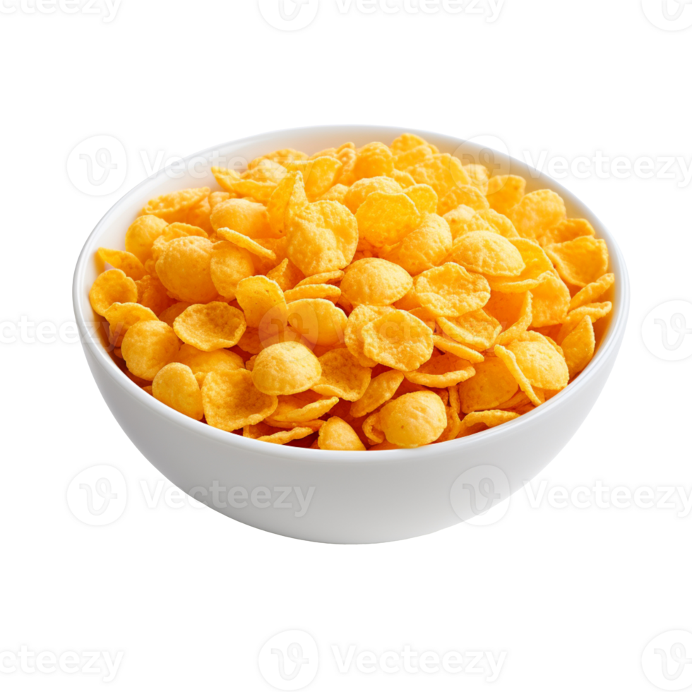 corn flakes isolated on transparent background png