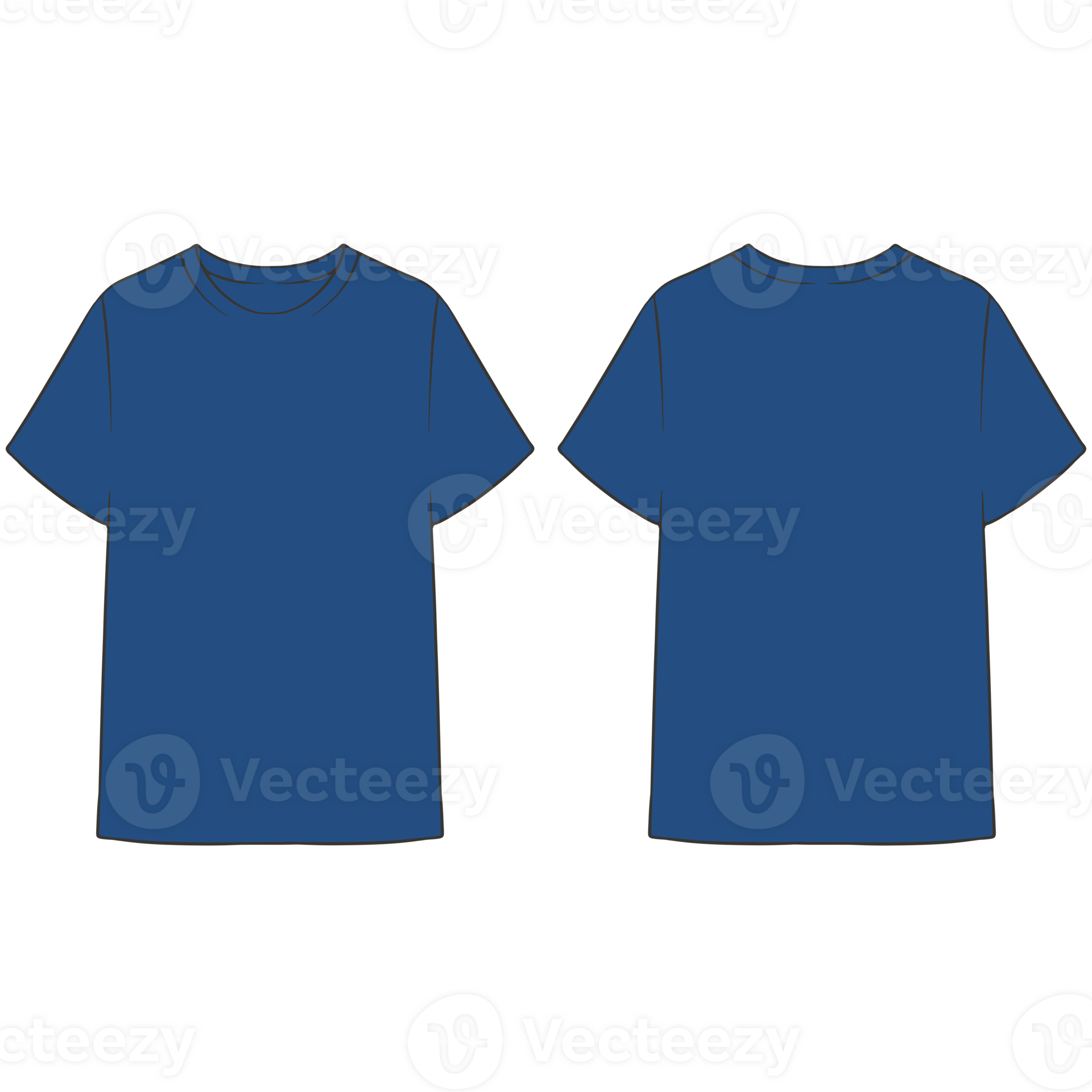 navy blue tshirt mockup illustration 44817856 PNG