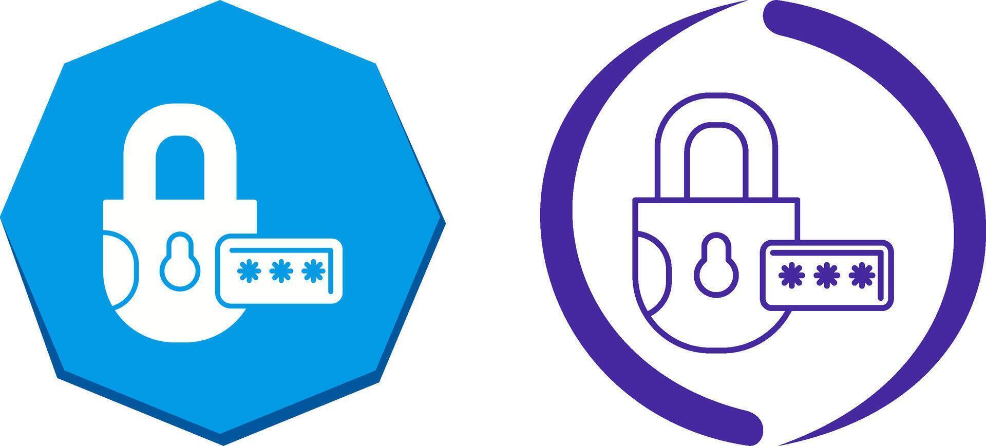 Lock Icon Design vector