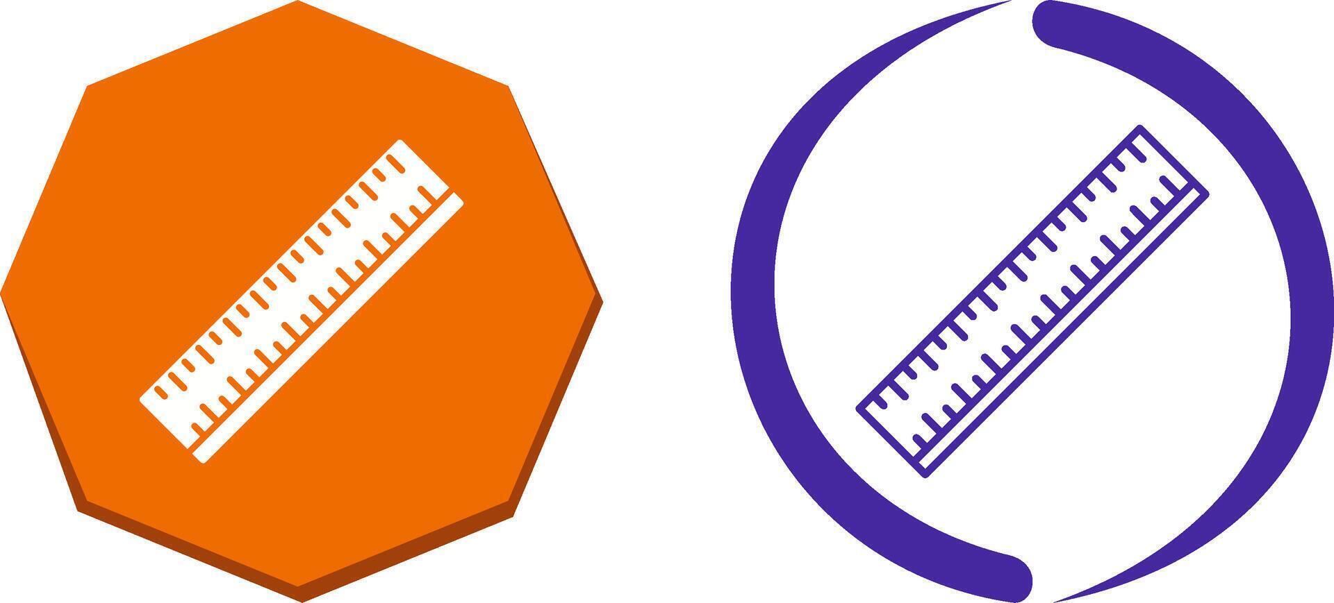 Ruler Icon Design vector