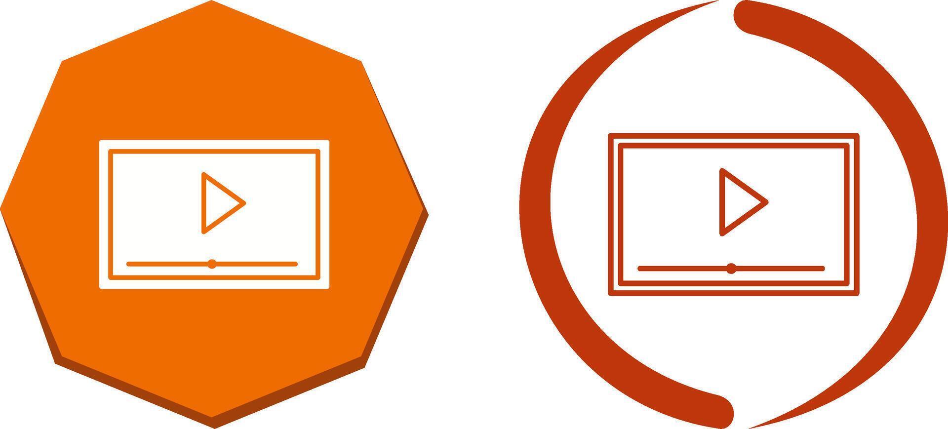 Screening Icon Design vector