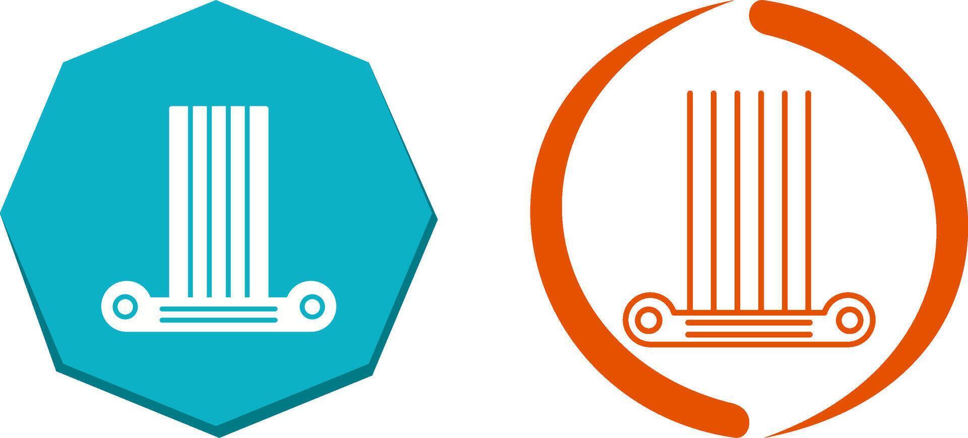 Column Icon Design vector
