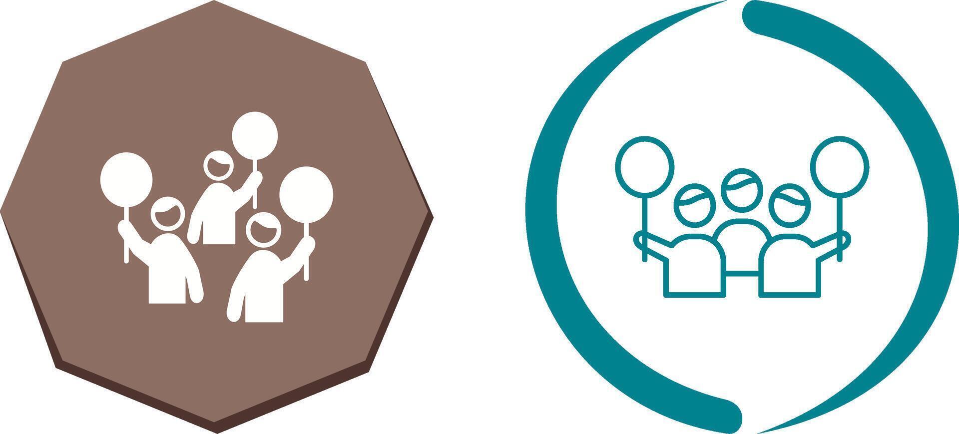 Protest Icon Design vector