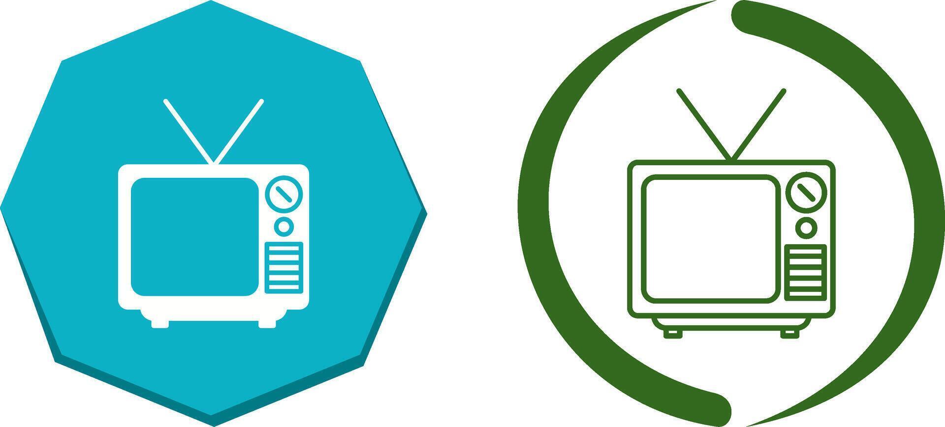 Television Broadcast Icon Design vector
