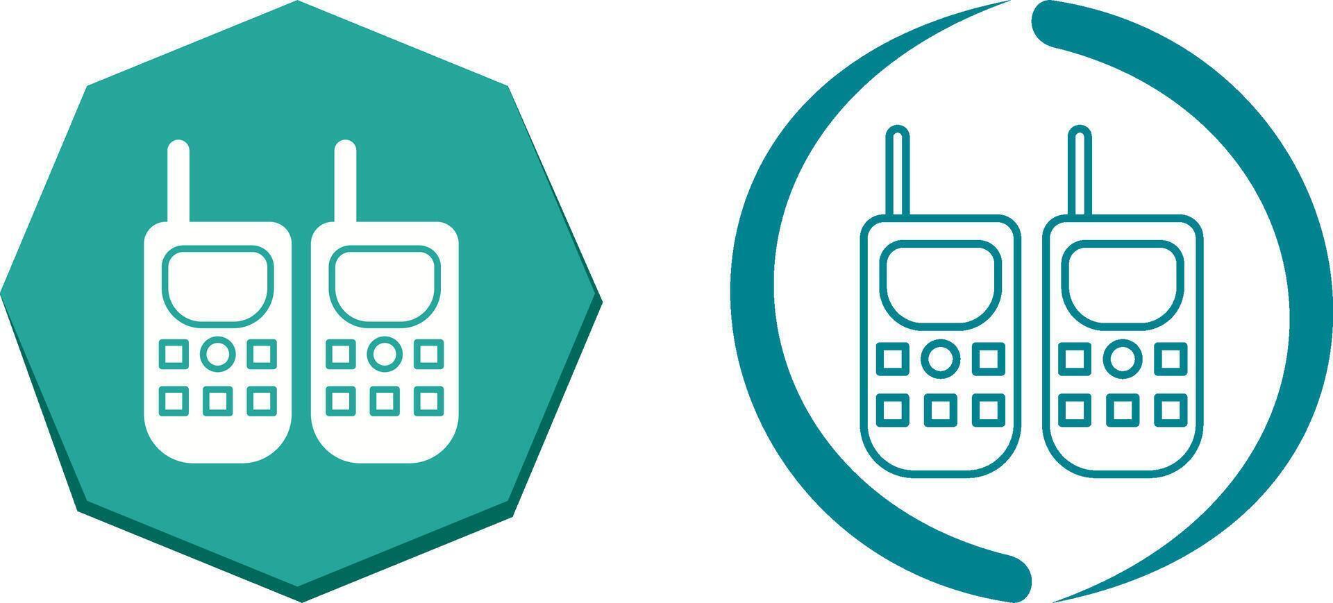 Walkie Talkie Icon Design vector