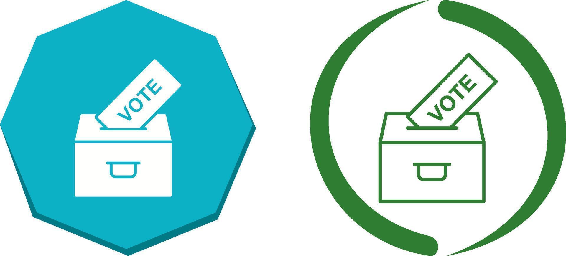 Casting Vote Icon Design vector