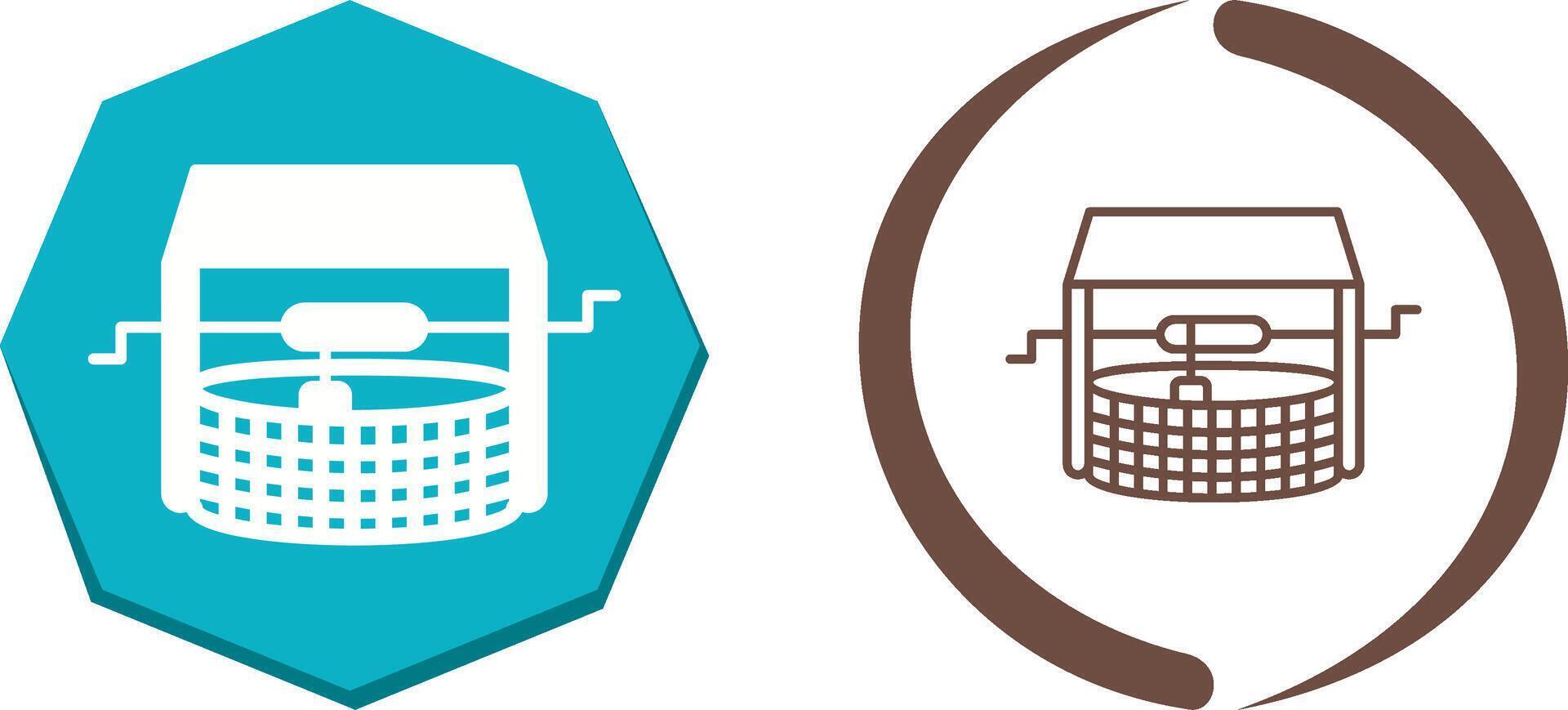 Water Well Icon Design vector