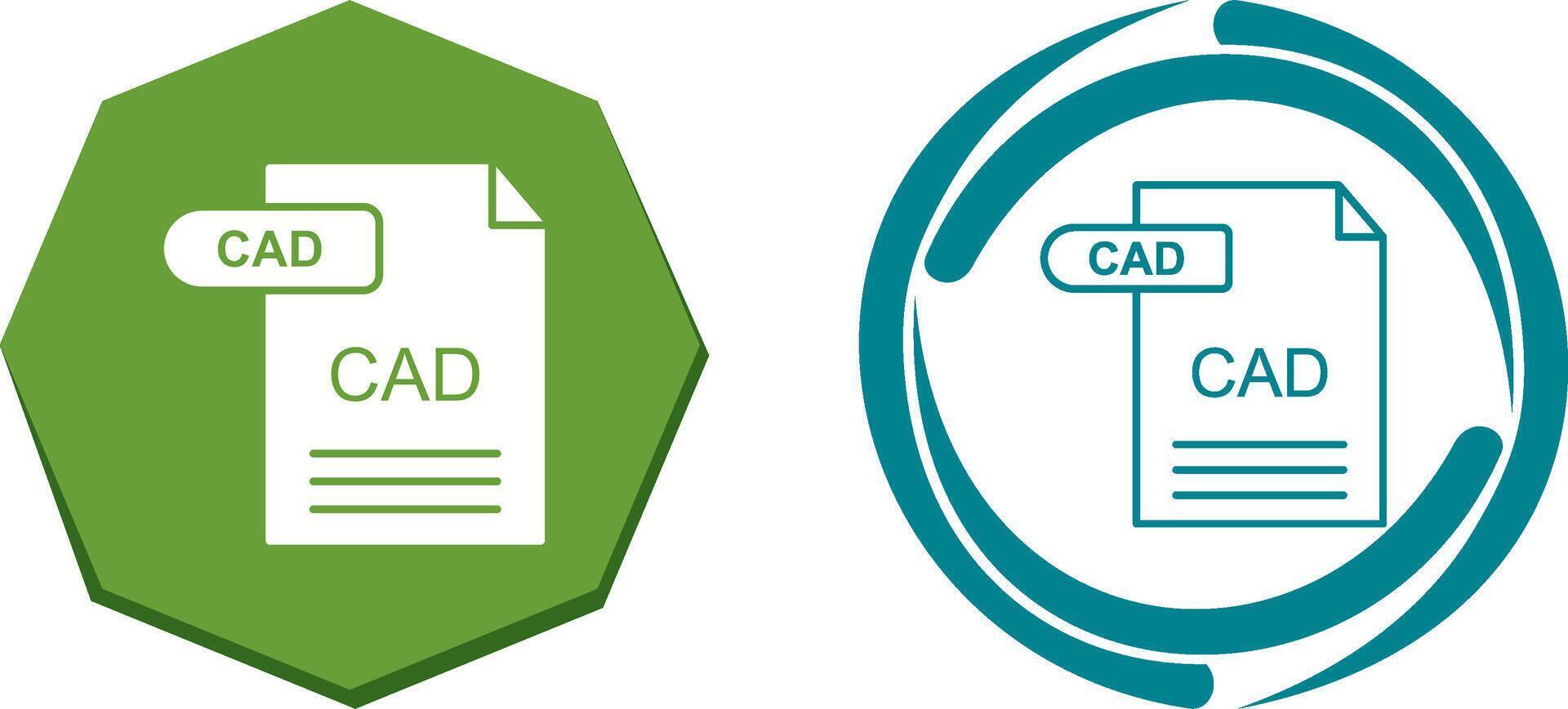CAD Icon Design vector