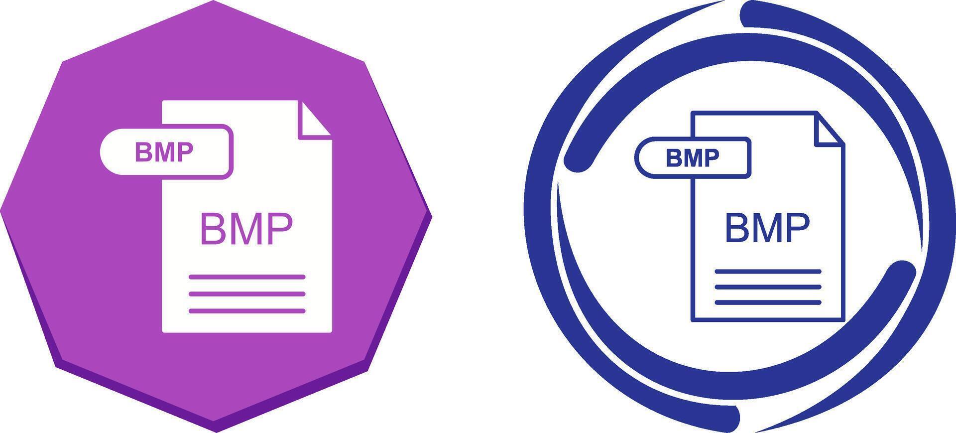 BMP Icon Design vector