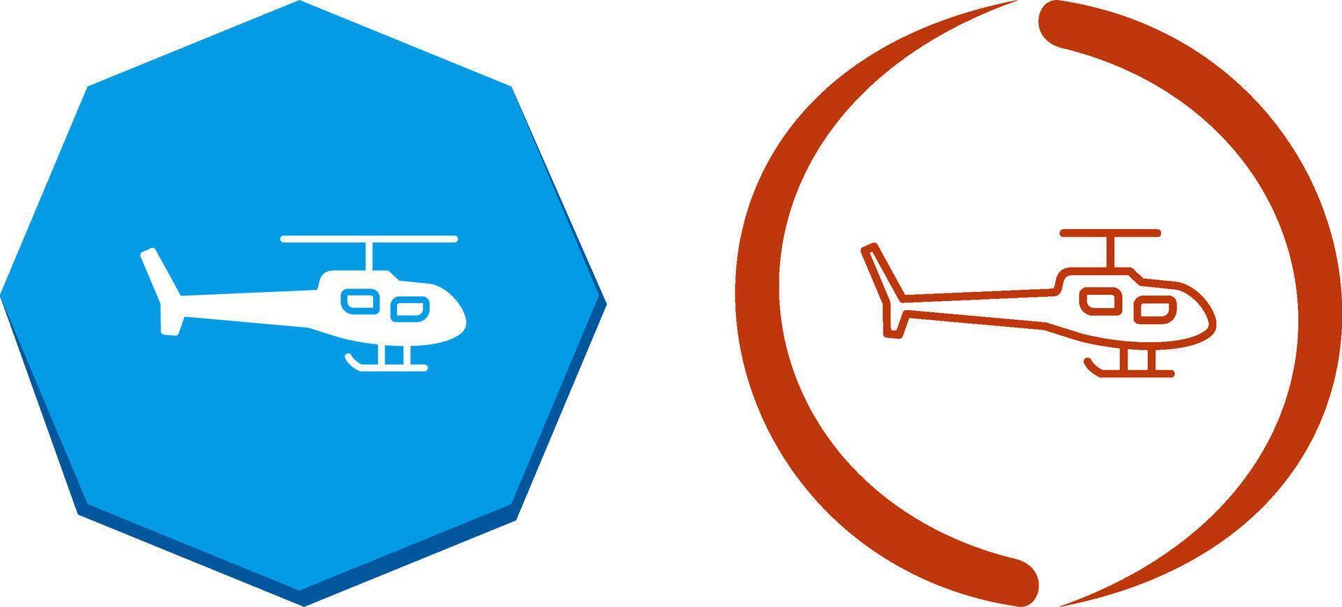 Helicopter Icon Design vector