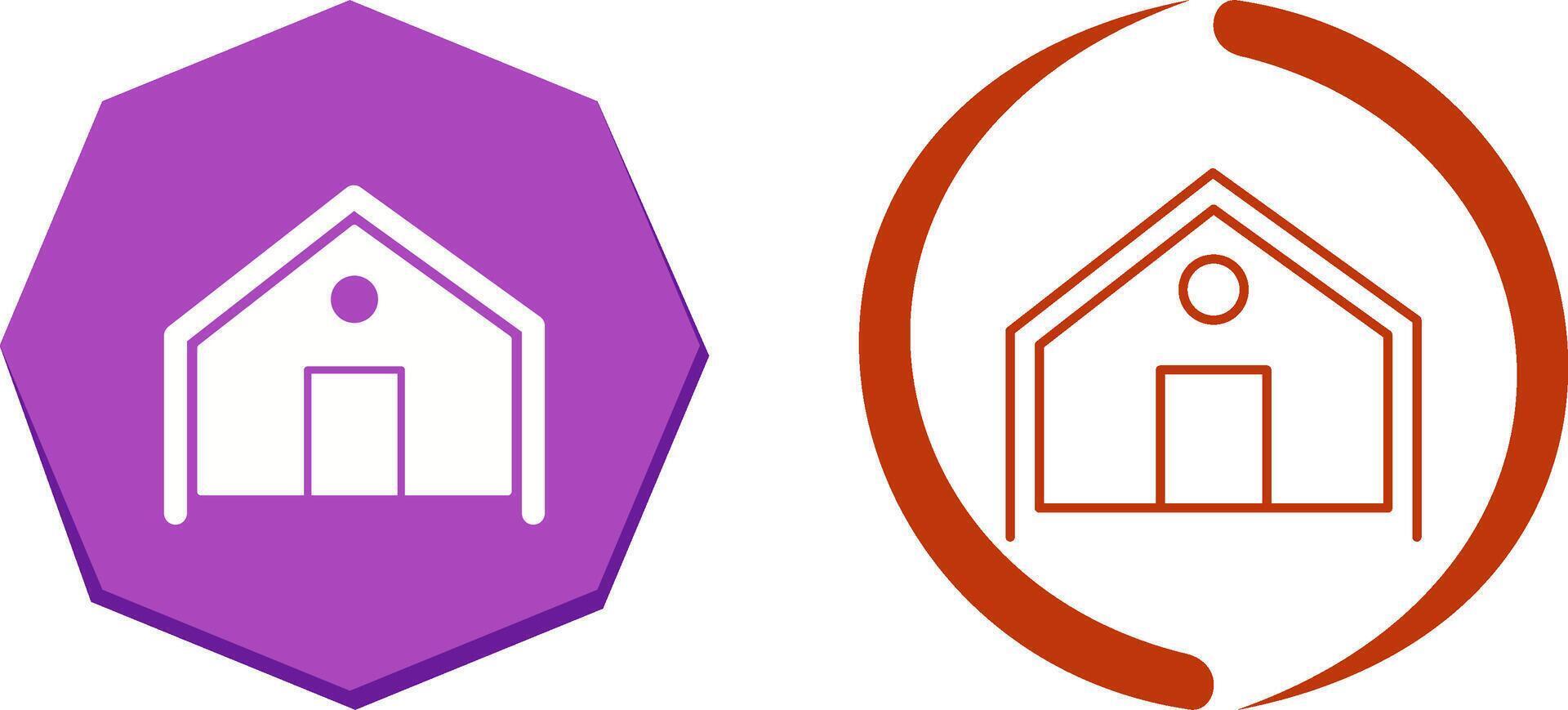 Tent Icon Design vector