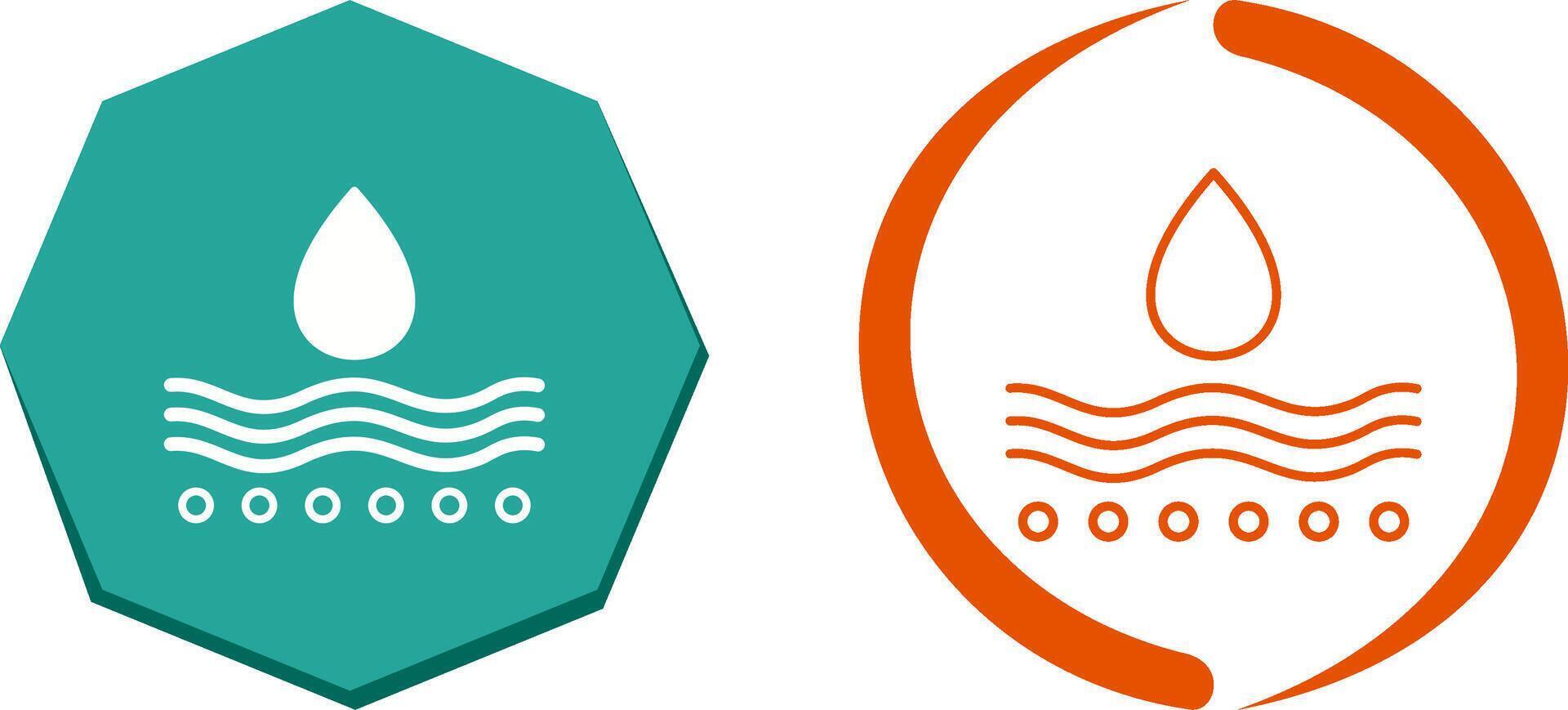 Moisture Icon Design vector