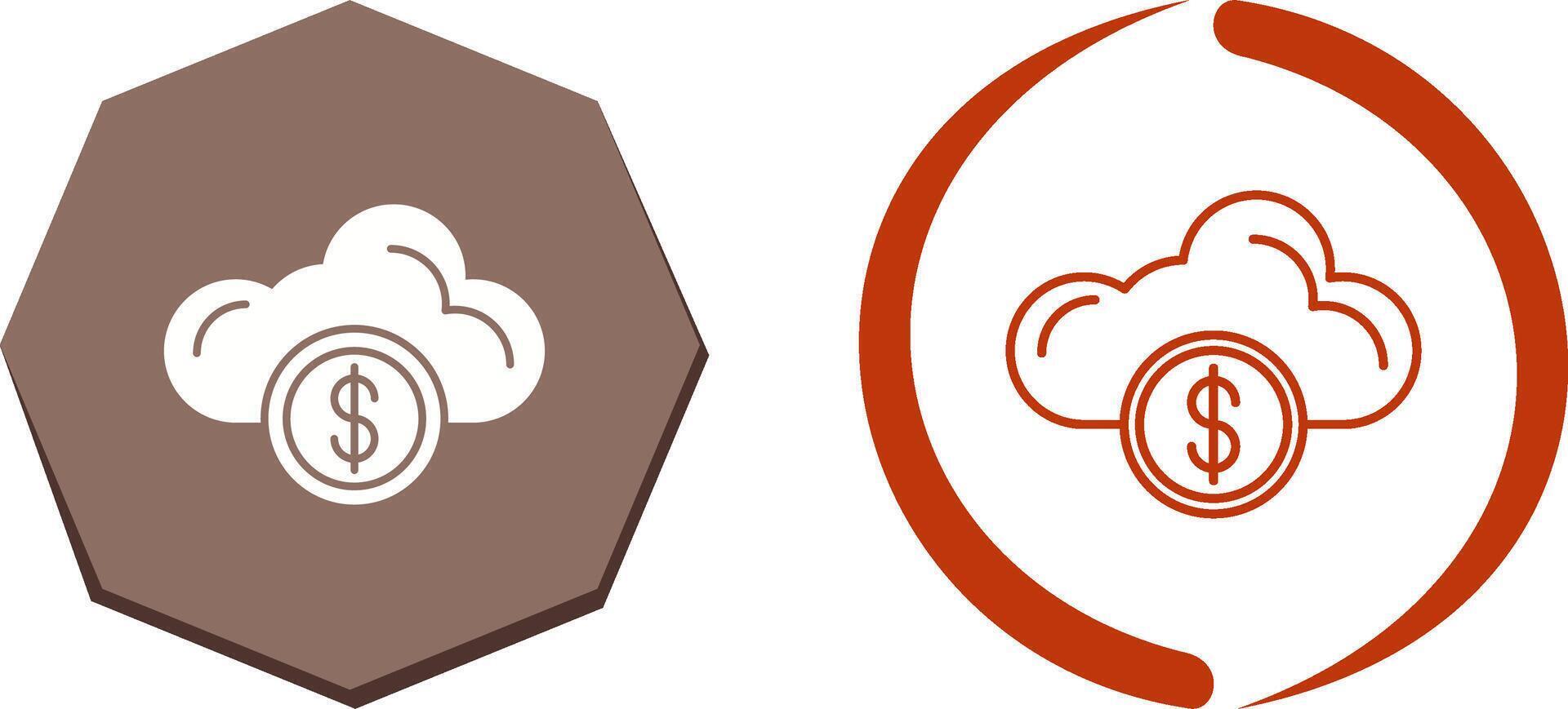 Cloude Icon Design vector