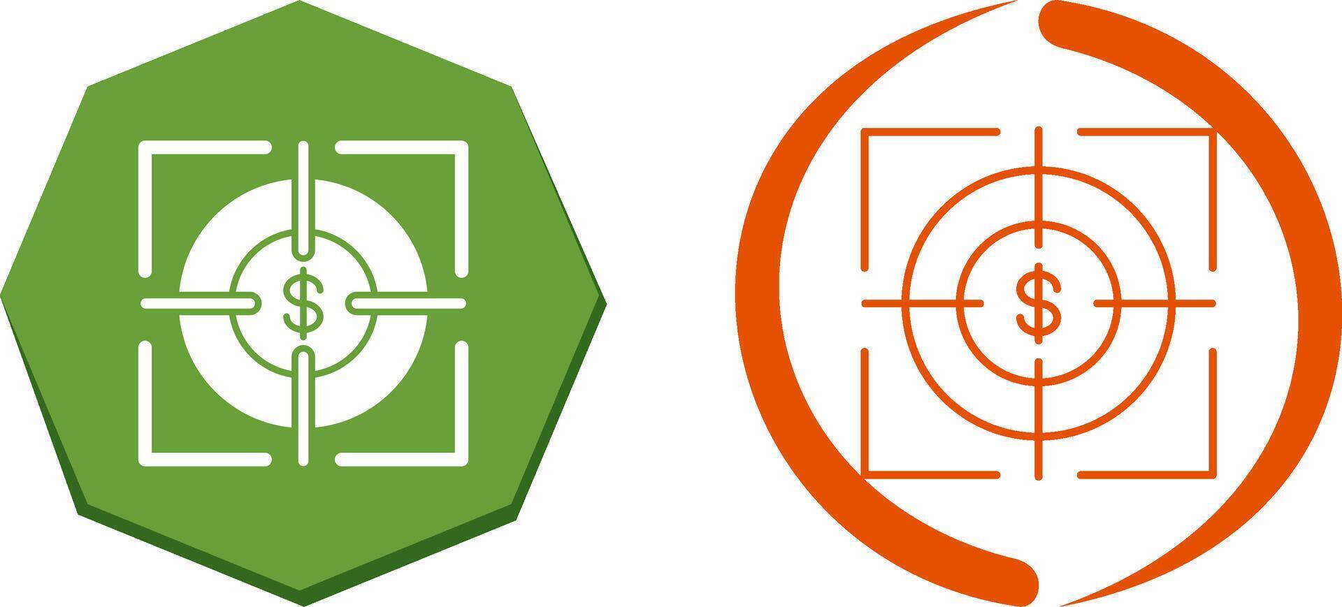 Target Icon Design vector